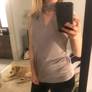 Crosby Choker Top Shirt